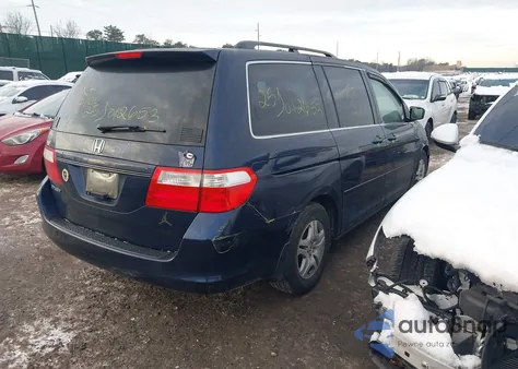 2006 Honda Odyssey Ex z USA, uszkodzony, nr VIN 5FNRL38426B089202